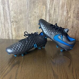 Nike Tiempo Legend 8 Elite FG ACC Blue Cleats AT5293-004 Men’s 5.5, Women's 7